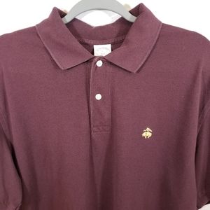 Brooks Brothers Maroon Polo Shirt Golden Fleece L
